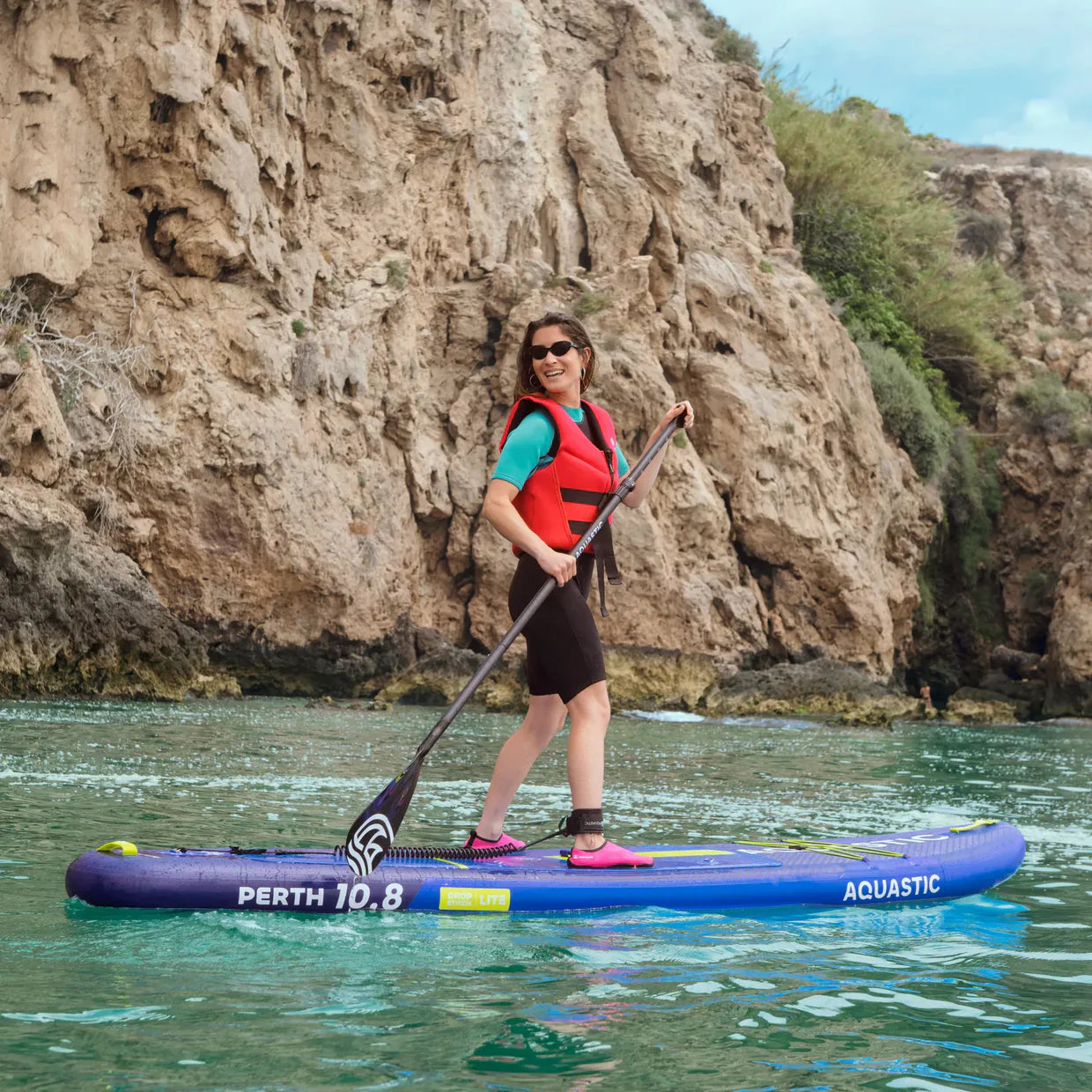 AQUASTIC Perth 325 cm Inflatable All‑Round SUP Set – 145 kg Capacity